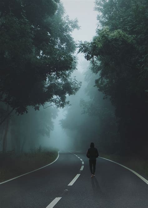 Alone Boy Walking On Road Wallpapers - Wallpaper Cave