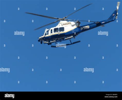 NYPD helicopter Stock Photo - Alamy