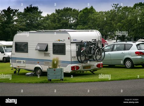 Caravan & Camping site, Dartmoor, Devon, England, UK Stock Photo - Alamy