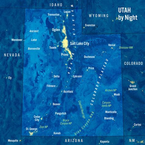 Utah Day Night Map - Maxi Card - Authentic Cards, Inc.