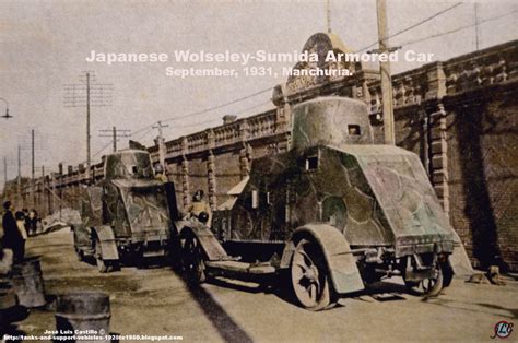 Tanks, Armored Cars, Self-Propelled Guns and Support Vehicles (1925-1950): Japanese Wolseley ...