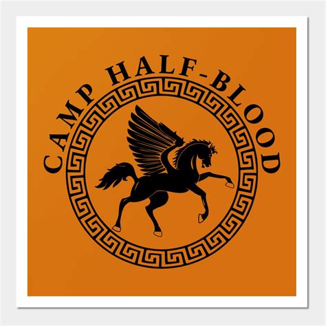 Camp half-blood accurate orange color logo percy jackson, by ...