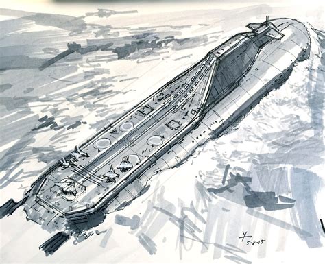 ArtStation - Submarine Aircraft Carrier concept, donald yatomi ...