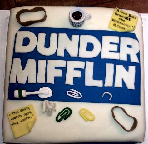 "the Office" Themed Birthday Cake - CakeCentral.com