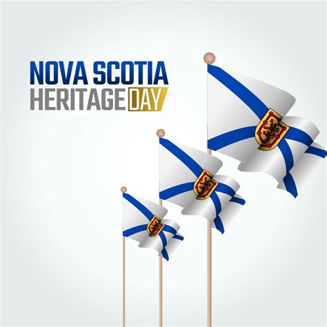 vector graphic of nova scotia heritage day good for nova scotia ...