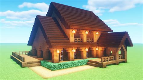 Minecraft Tutorial: How To Make A Spruce Wood House "2020 Tutorial" - YouTube