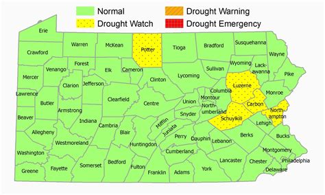 Pennsylvania DEP: Schuylkill County Remains on Drought Watch