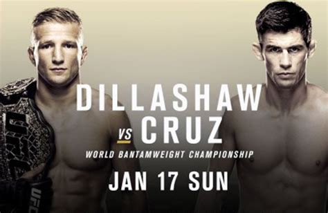 Why You Must Watch UFC Fight Night: Dillashaw vs. Cruz – Blitz Weekly