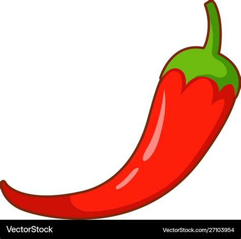 Cartoon red pepper Royalty Free Vector Image - VectorStock