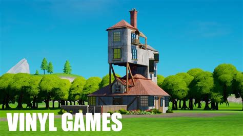 Building The Burrow (HARRY POTTER) in Fortnite Creative - YouTube