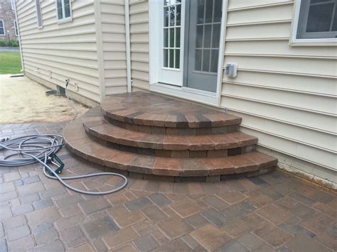 Paver Patio with Steps | Life Time Pavers