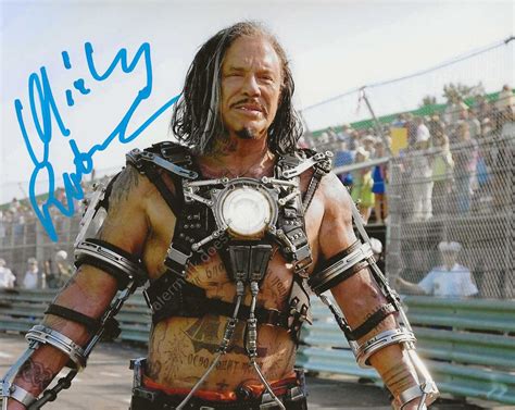 Mickey Rourke Autograph Iron Man Sin City the Wrestler Signed Photo ...