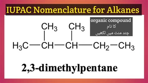 Nomenclature of Alkanes| organic chemistry | Class 12 - YouTube