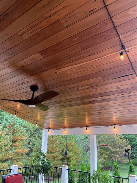 Exterior Tongue And Groove Ceiling Planks | Shelly Lighting