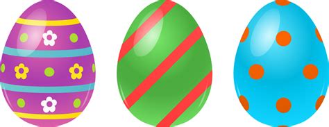 Colorful Easter Eggs Clip Art Image - ClipSafari