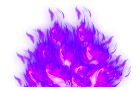 Purple Fire Flame Aura Sparks Effect Png Image