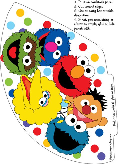 Sesame Street Party Printables