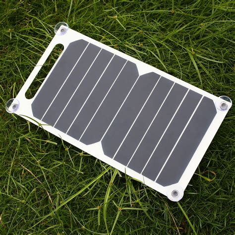 5V 5W Solar Panel Bank DIY Home Portable Solar Power Charging Panel ...