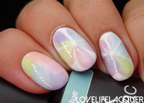 Pink Gellac Blossom Collection Watercolour Flowers | Nail Art & How-to | Nail art, Nails, Flower ...