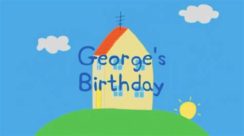 George's Birthday | Peppa Pig Wiki | Fandom