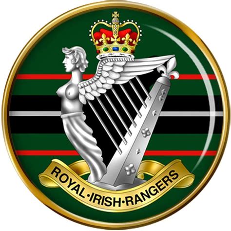 Royal Irish Rangers, British Army Pin Badge : Amazon.co.uk: Clothing