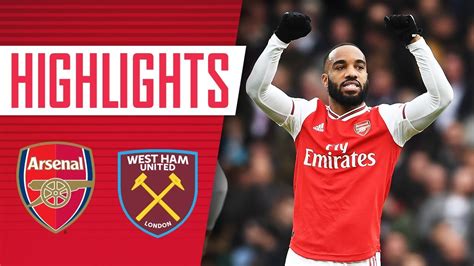 HIGHLIGHTS | Arsenal 1-0 West Ham | Premier League | March 7, 2020 - YouTube