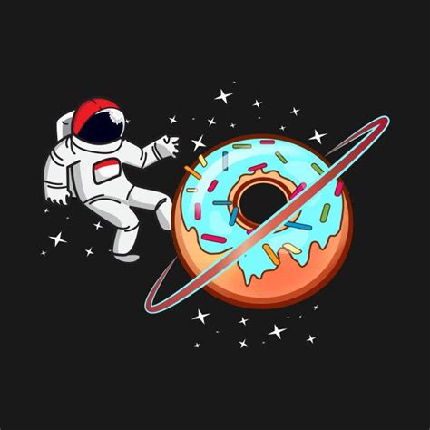 Check out this awesome 'Space+Donut+-+Planet+Donut+Mission+Donut+-+Donut+Lovers+Gift' design on ...