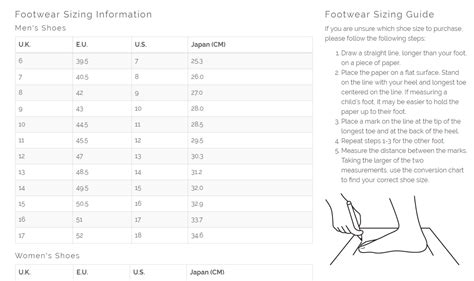 Teva Kids Size Chart: A Visual Reference of Charts | Chart Master