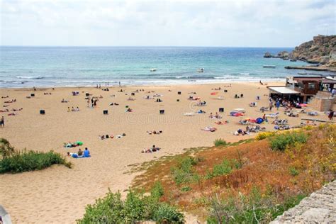 A View of a Golden Bay, Malta Stock Image - Image of nature, beach: 92671859