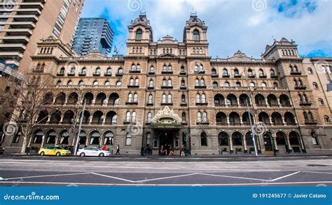 Facade of the Hotel Windsor in Melbourne Editorial Photography - Image of outdoor, grand: 191245677