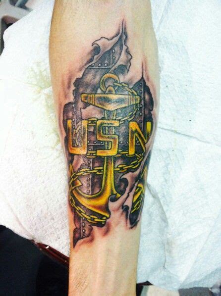 Navy Senior Chief Anchor Tattoo