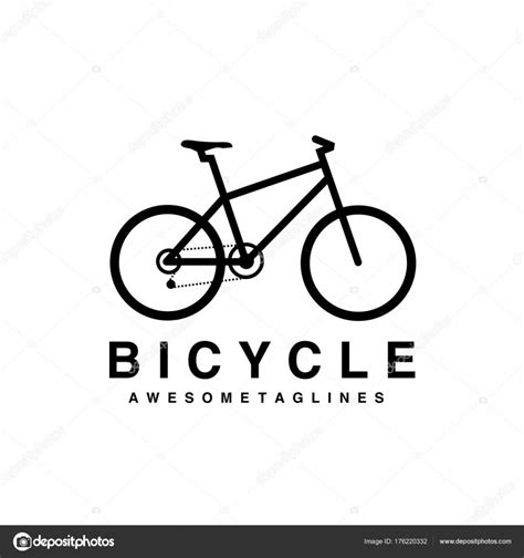 Mountain Bike Logo Vector Mtb Logo Bicycle Icon Design Flat Stock Vector by ©krustovin 176220332