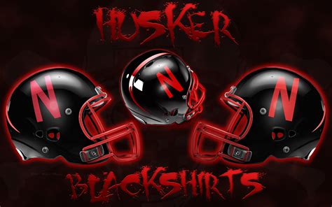 Wallpapers By Wicked Shadows: Husker Blackshirts Black Helmets Alt Wallpaper