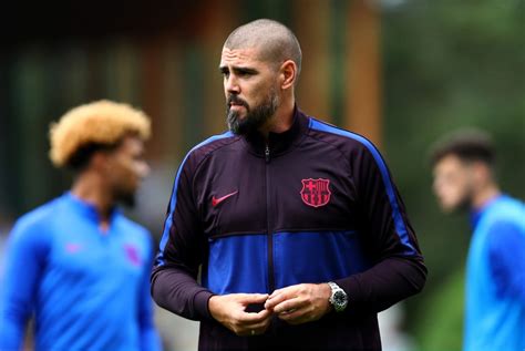 Victor Valdes sacked as Barcelona Under-19 head coach amid rumours of a falling out with Patrick ...