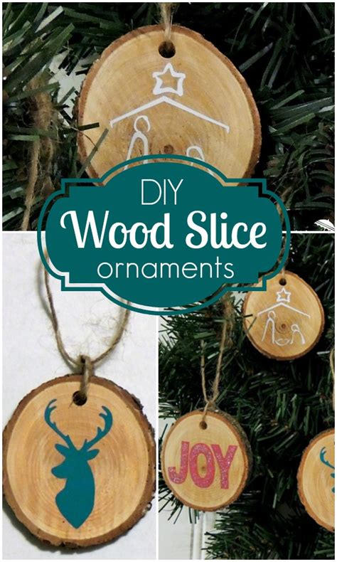 Wood Slice Christmas Ornaments Diy - morningwood55.blogspot.com