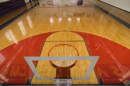 Wooden Glossy Indoor Basketball Court Flooring at Rs 315/square feet in Jaipur