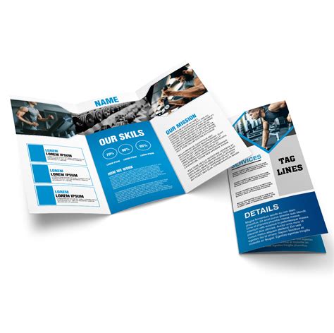 trifold brochure design #22