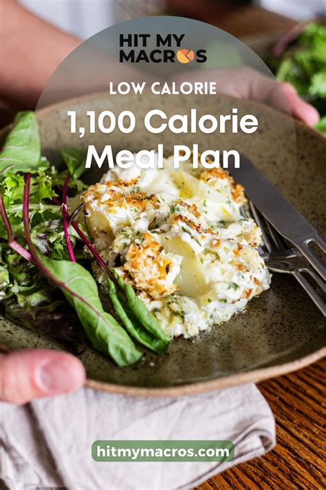 Calorie Deficit Meal Plan - 1100 Low Cal in 2024 | 100 calorie meals ...