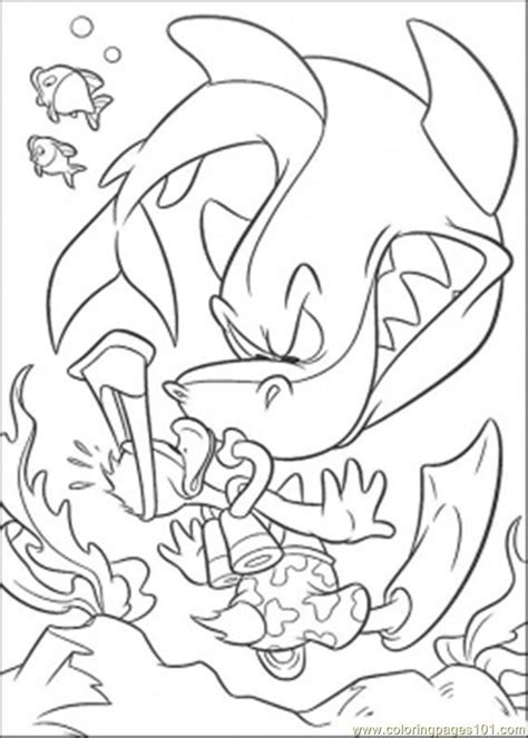 Shark Tale Coloring Pages - Coloring Home