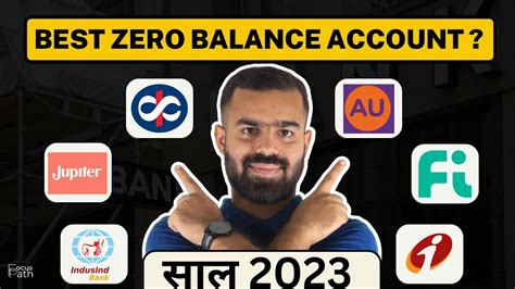 Best Zero Balance Bank Account 2023 ? (Informative Video) - YouTube