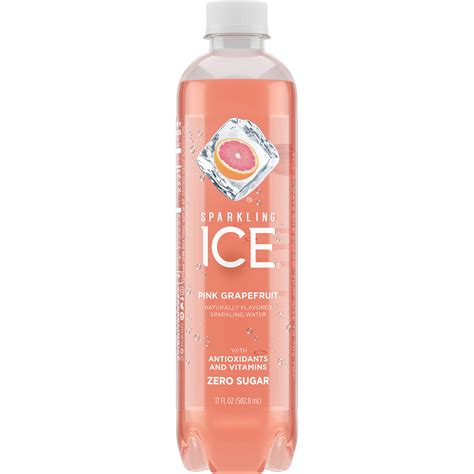 Sparkling Ice® Naturally Flavored Sparkling Water, Pink Grapefruit 17 Fl Oz - Walmart.com ...