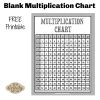 Free Black and White Multiplication Chart (printable) - The Activity Mom