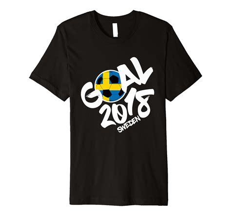 Amazon.com: Swedish Soccer Jersey 2018 Goal Sweden Fan Shirt: Clothing