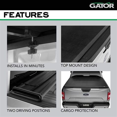 Gator ETX Soft Tri-Fold Truck Bed Tonneau Cover | 59115 | Fits 2019 - 2022 Chevy/GMC Silverado ...