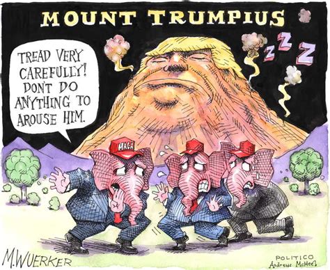 Political Cartoon on 'Trump Retains Party Dominance' by Matt Wuerker ...