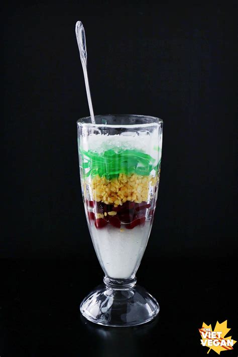 Che Ba Mau - Vietnamese Three Colour Bean Dessert - The Viet Vegan