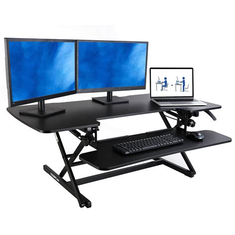 Buy FlexiSpot 47 Inch Large Standing Desk Converter, Wide Height ...