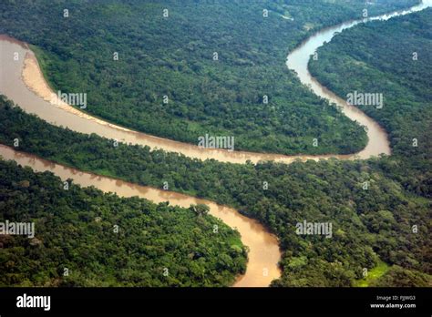 Aerial view of the Amazon River in Ecuador Stock Photo - Alamy