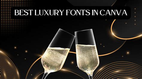 Best Luxury Fonts in Canva - Canva Templates