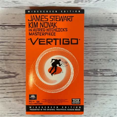 VERTIGO (WIDESCREEN EDITION) VHS Video James Stewart Kim Novak Alfred Hitchcock $4.95 - PicClick